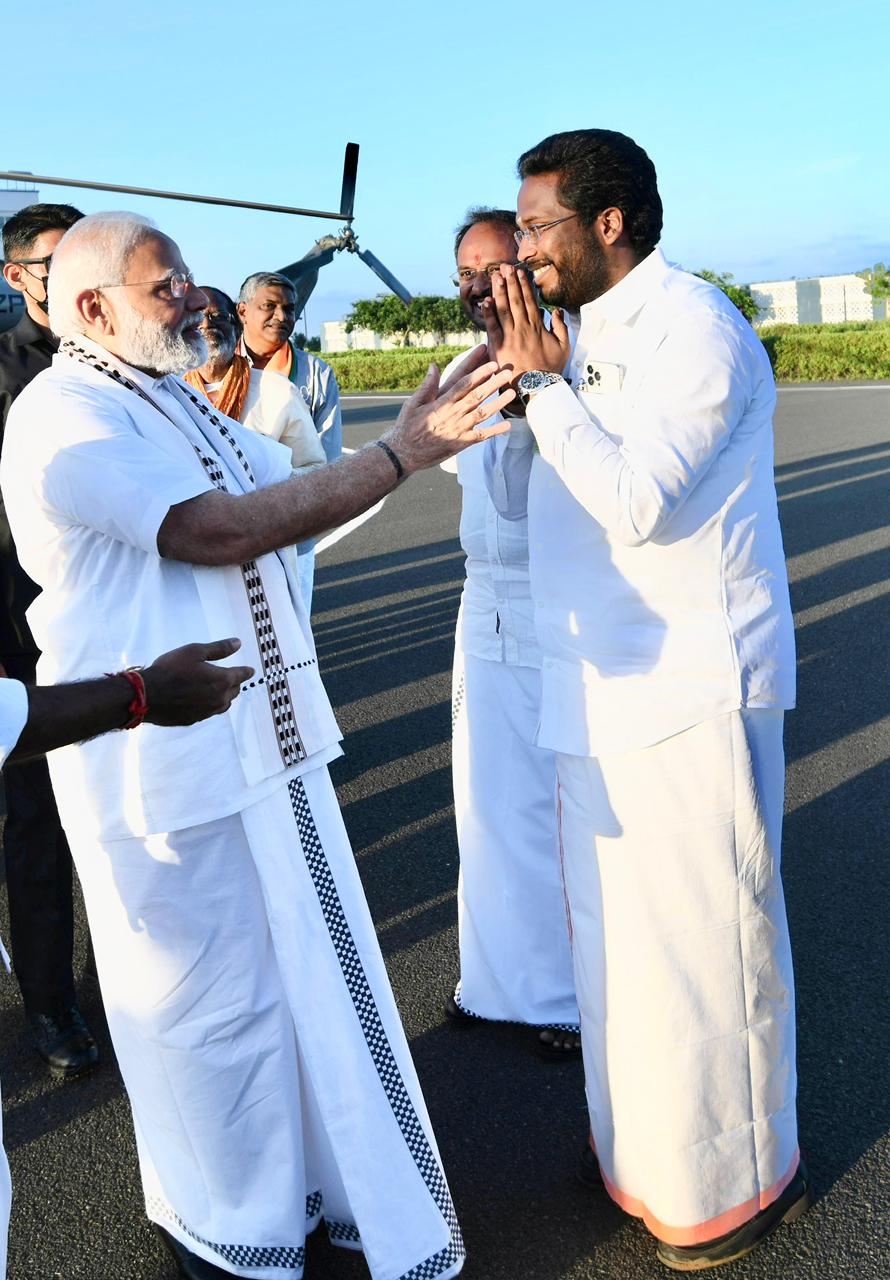 Tiruchi Suriyaa with with Modi ji